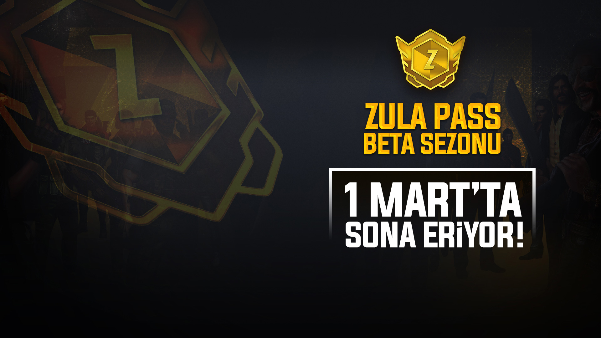 ZULA PASS BETA SEASON IS ENDING AT 1ST MARCH!